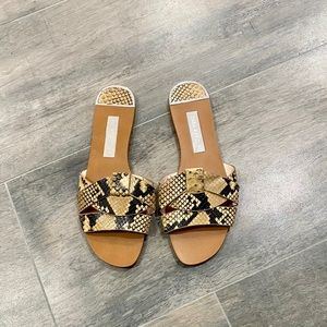 Zara Snakeskin Sandals
